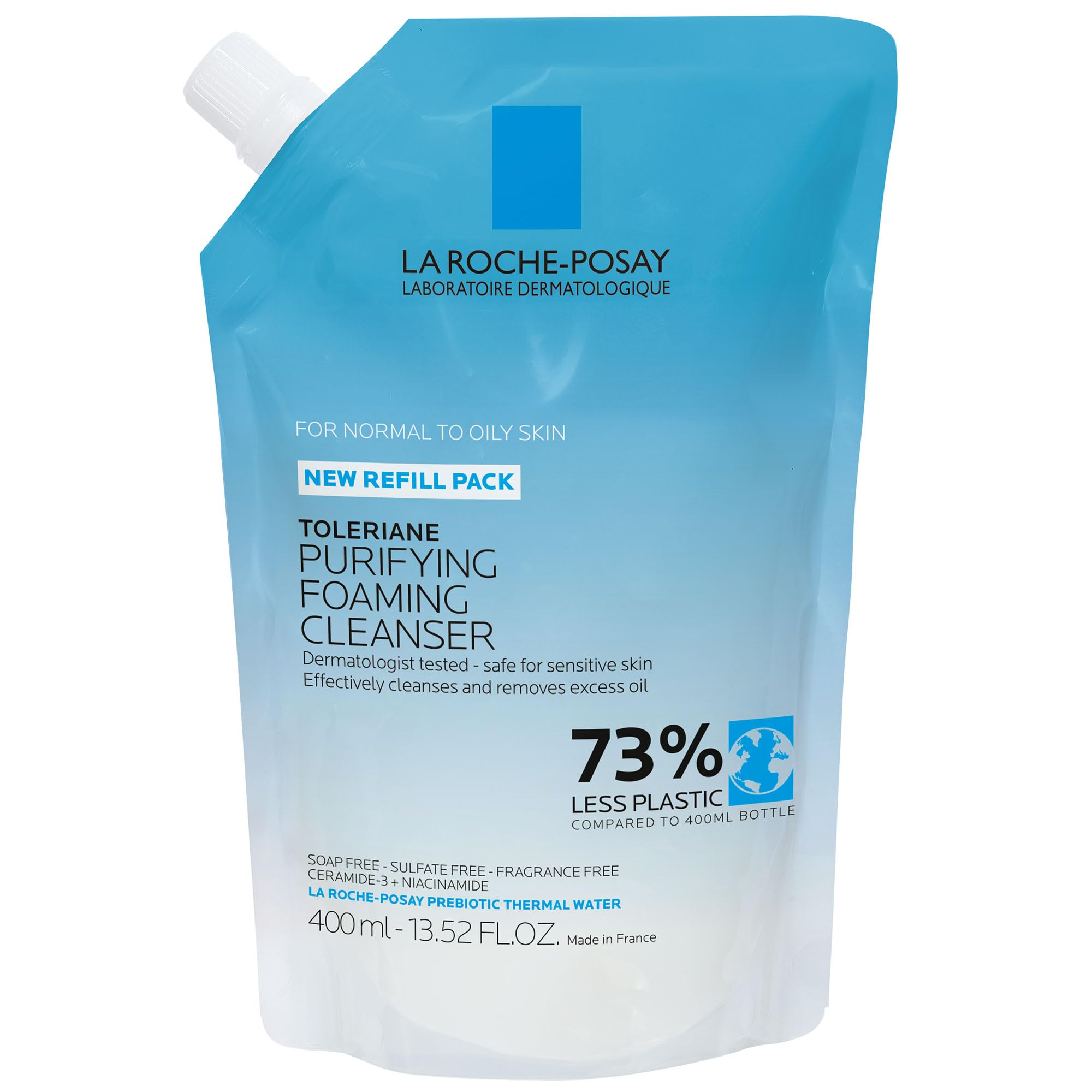 La Roche-Posay Toleriane Purifying Foaming Facial Cleanser Oil Free Face Wash for Oily Skin
| La Roche-Posay Toleriane